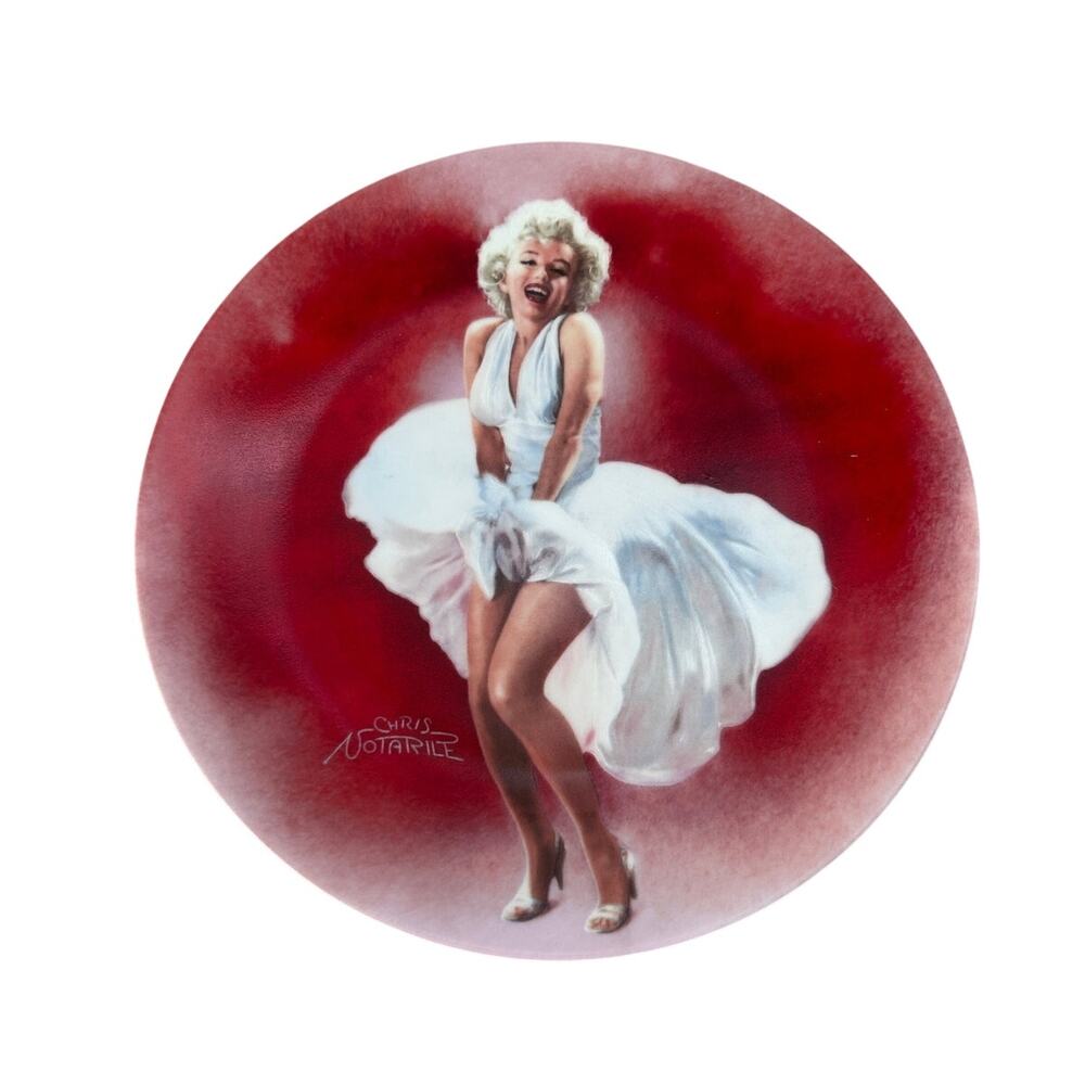 Vintage Marilyn Monroe The Seven Year Itch Plate by Chris Notarile 1990 Delphi